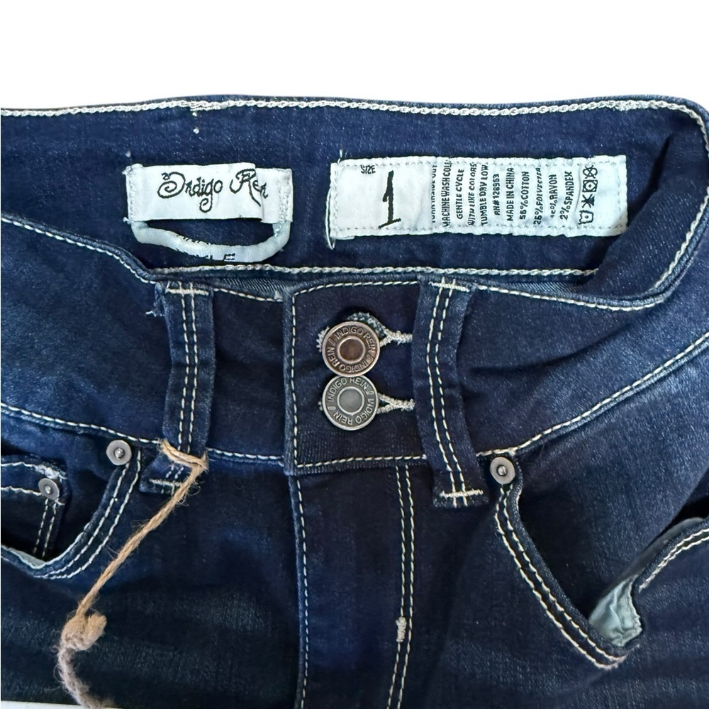 NWT Indigo Rein High-Rise Ankle Skinny Jeans – Size 1 - Picture 7 of 10